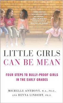 Book cover for Little Girls Can Be Mean with girls seated on a bench.